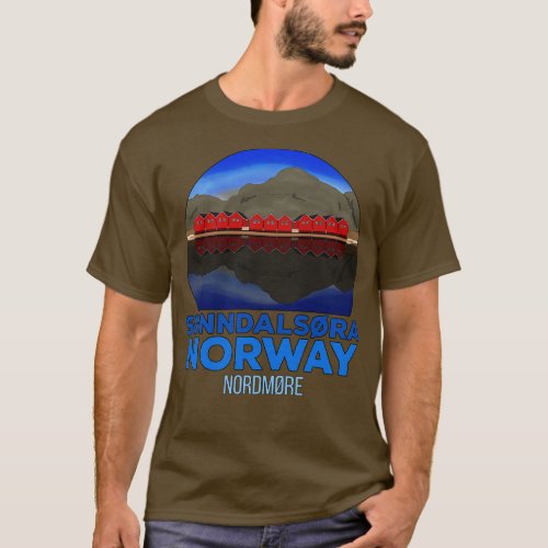Norway Sunndalsra Travel Norwegian T_Shirt