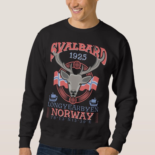 NORWAY SVALBARD LONGYEARBYEN - SVALBARD REINDEER SWEATSHIRT (Front)