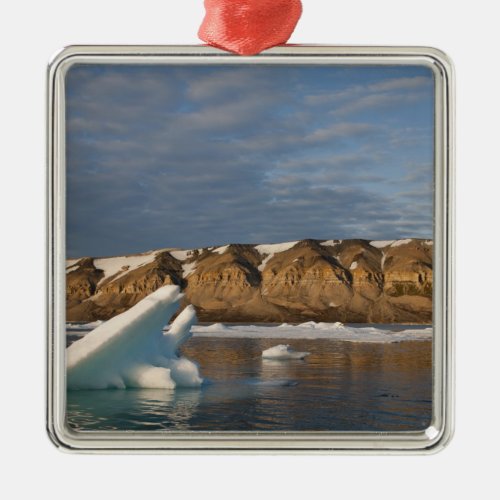 Norway Svalbard Spitsbergen Island Setting Metal Ornament