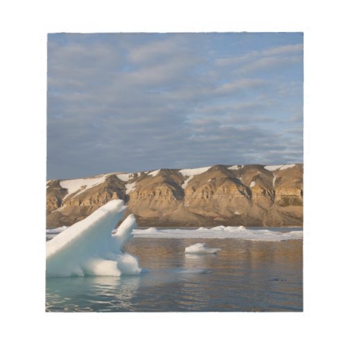Norway Svalbard Spitsbergen Island Setting Notepad