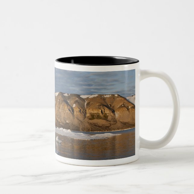 Norway, Svalbard, Spitsbergen Island, Setting Two-Tone Coffee Mug (Right)