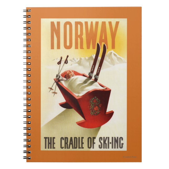 Norway - The Cradle of Skiing Notebook (Front)