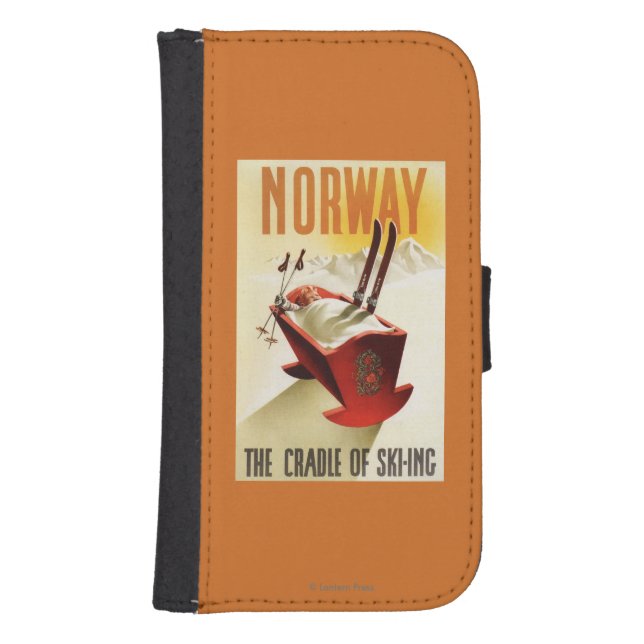 Norway - The Cradle of Skiing Samsung Galaxy Wallet Case (Front)