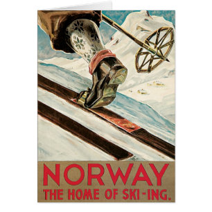 Norway ~ The Home of Skiing Cards