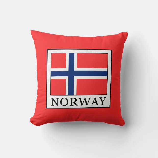 Norway Throw Pillow (Front)