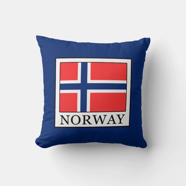 Norway Throw Pillow (Front)