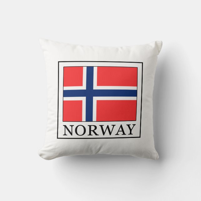 Norway Throw Pillow (Front)