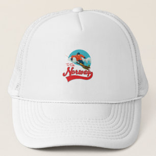 Norway to Ski logo. Trucker Hat