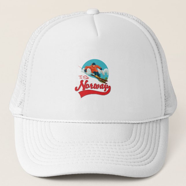 Norway to Ski logo. Trucker Hat (Front)