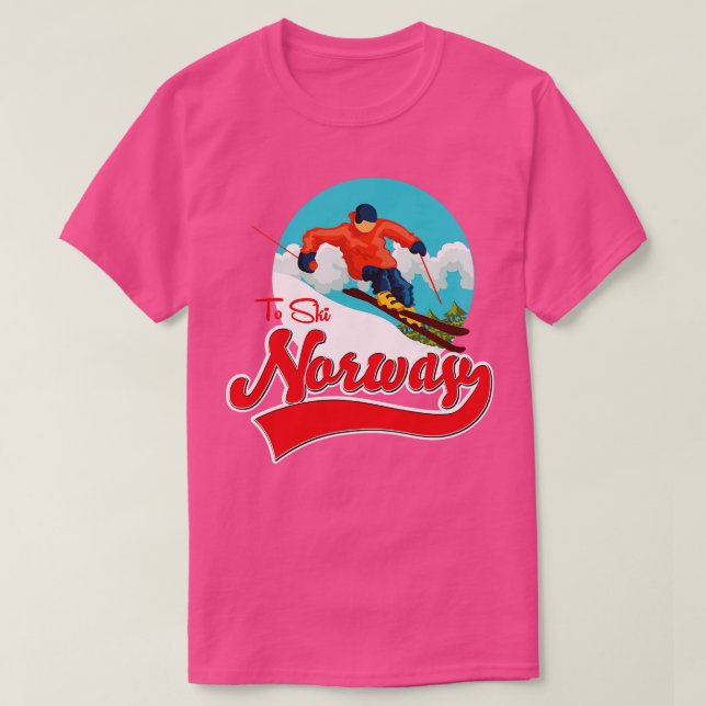 Norway to Ski T-Shirt (Design Front)