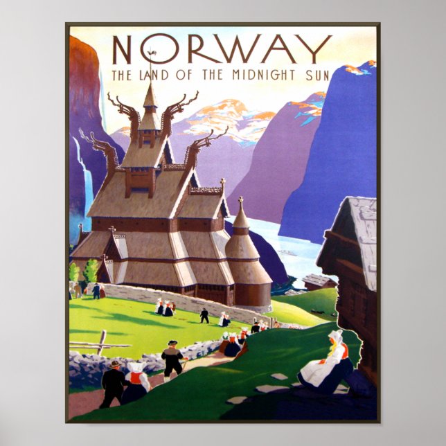 Norway travel poster (Front)