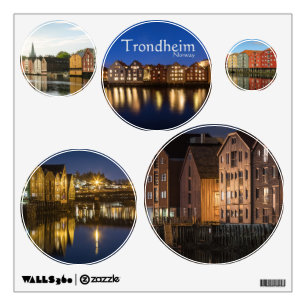 Norway Trondheim Souvenir Wall Decal