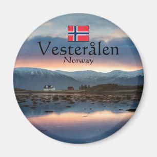Norway Vesteralen Souvenir Magnet