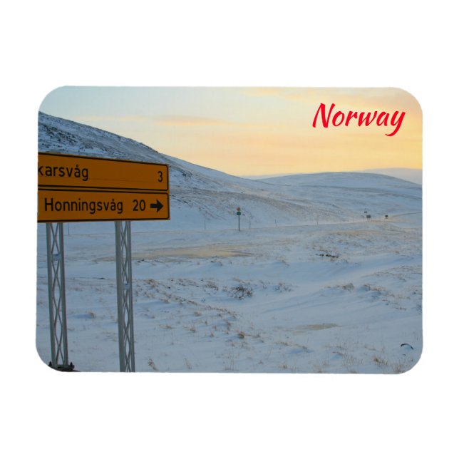 Norway winter magnet (Horizontal)