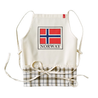 Norway Zazzle HEART Apron