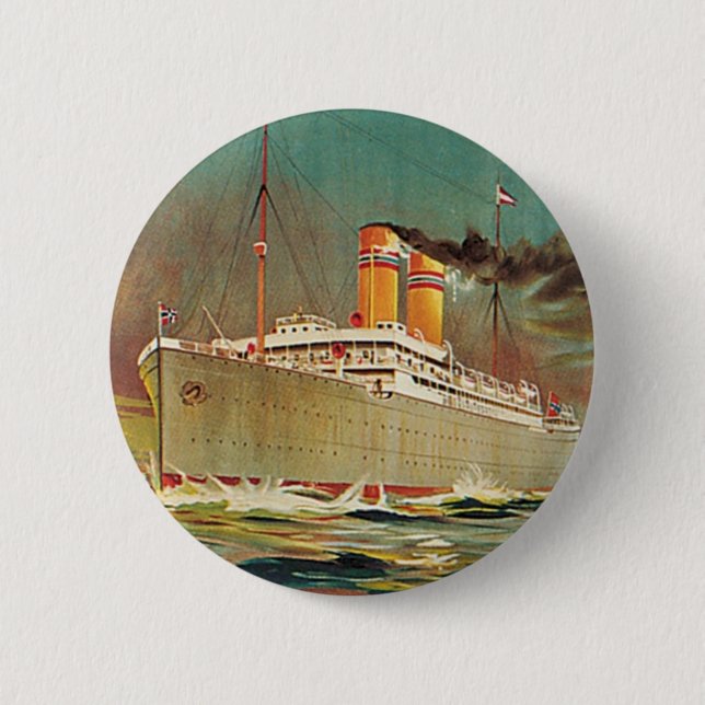 Norwegian American Line Button (Front)