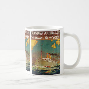 Norwegian American Line Coffee Mug