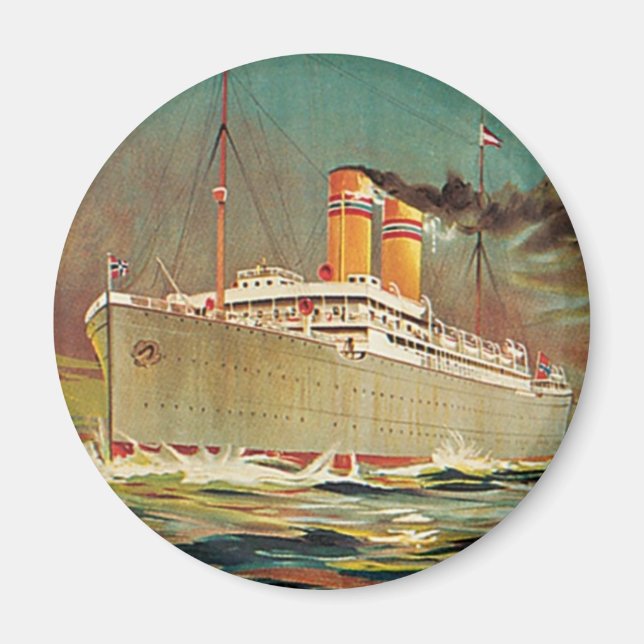 Norwegian American Line Magnet (Front)