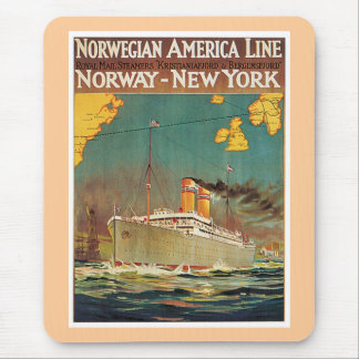 Norwegian American Line Mouse Pad