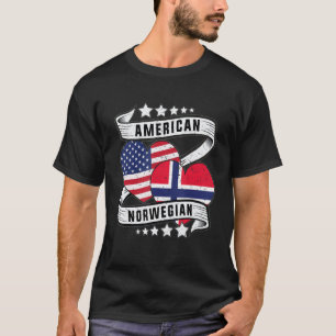 Norwegian American shirt Half Norwegian half Ameri
