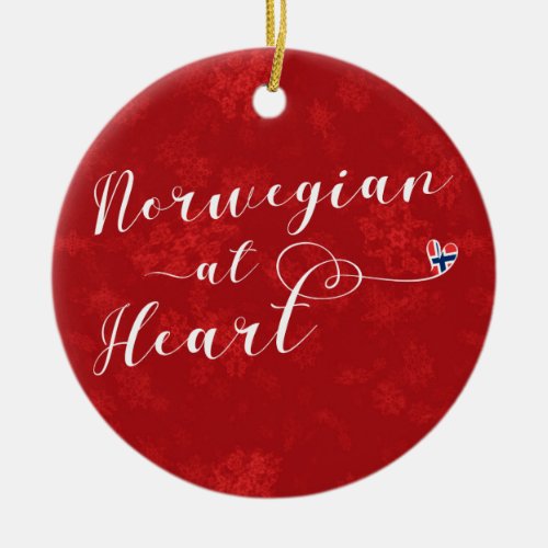 Norwegian At Heart Christmas Tree Ornament