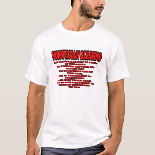 NORWEGIAN BLESSING UFF DA T_Shirt