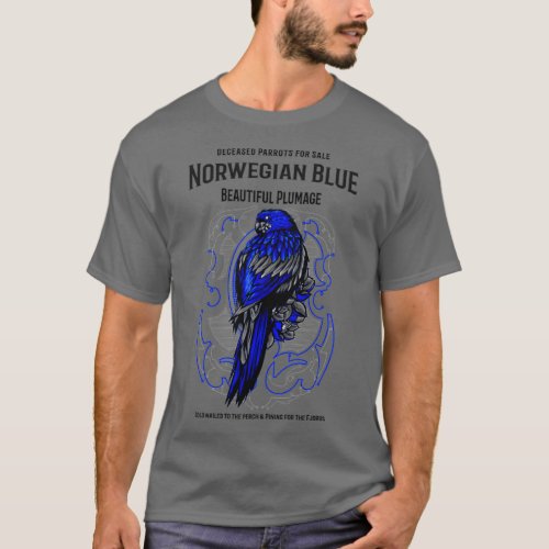 Norwegian Blue Parrot T_Shirt