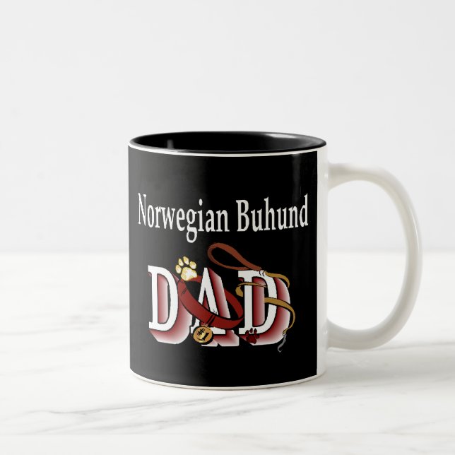Norwegian Buhund Dad Mug (Right)