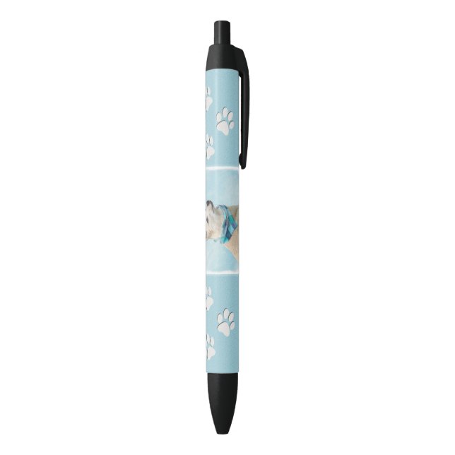 Norwegian Buhund Painting - Cute Original Dog Art Pen (Bottom (Vertical))