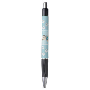 Norwegian Buhund Painting - Cute Original Dog Art Pen