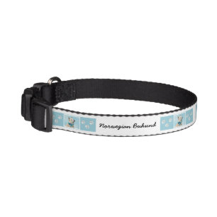 Norwegian Buhund Painting - Cute Original Dog Art Pet Collar