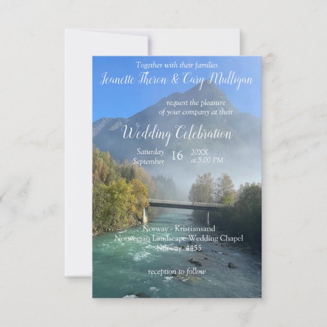 Norwegian Celebrations RSVP Card (Front)