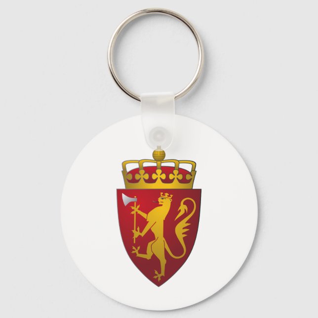 Norwegian Coat of Arms Keychain (Front)