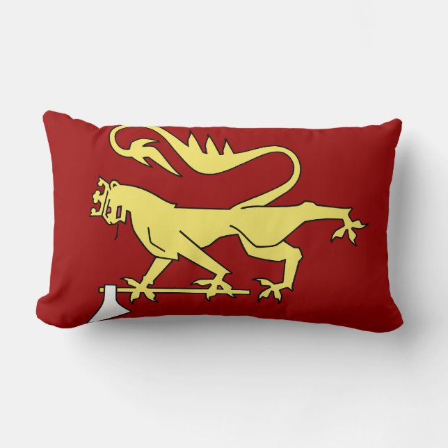 Norwegian Coat of Arms Lumbar Pillow (Front)