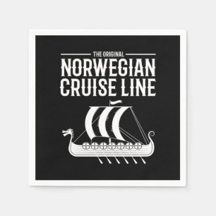Norwegian Cruise Line Vikings Nordic Napkins