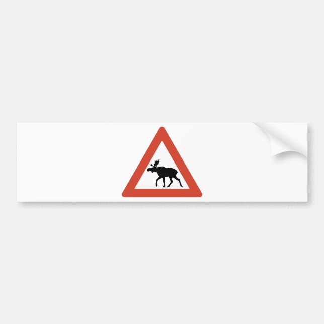 Norwegian Elk Bumper Sticker (Front)