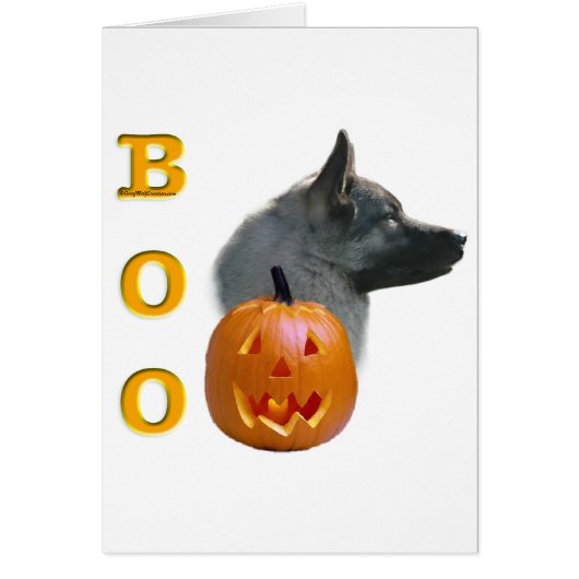 Norwegian Elkhound Boo Cards (Front)