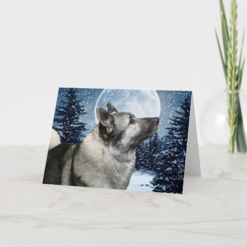 Norwegian Elkhound Card