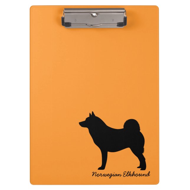 Norwegian Elkhound Clipboard (Front)