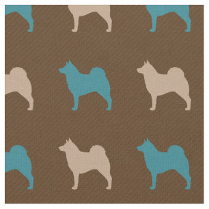 Norwegian Elkhound Fabric