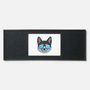 Norwegian Elkhound in Cool Sunglasses Classic T-Sh Bar Mat