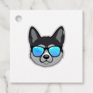Norwegian Elkhound in Cool Sunglasses Classic T-Sh Favor Tags