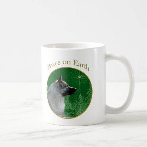 Norwegian Elkhound Peace Coffee Mug