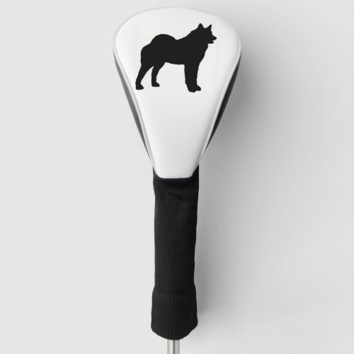 Norwegian Elkhound silo Golf Head Cover