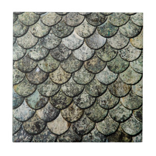 Norwegian Fish Scale Pattern Slate Roof Tile