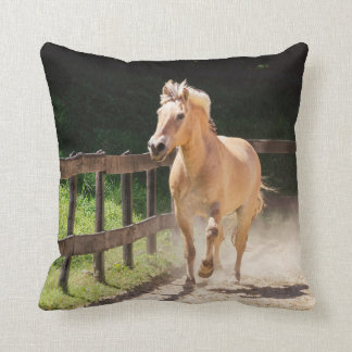 Norwegian Fjord Horse - Finn Throw Pillow