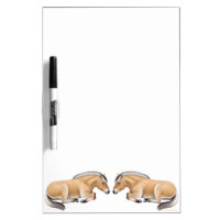 Norwegian Fjord Horse Friends Dry Erase Board