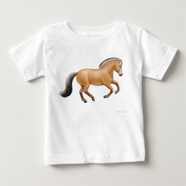 Norwegian Fjord Horse Infant T-Shirt (Front)