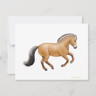 Norwegian Fjord Horse Invitation