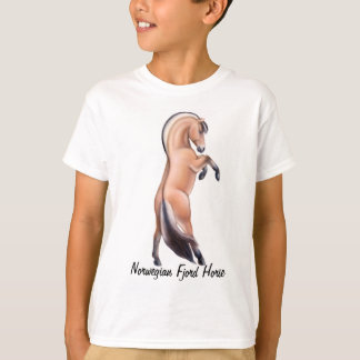 Norwegian Fjord Horse Kids T-Shirt